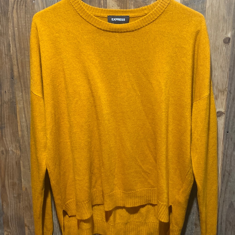 Women’s Express Mustard Yellow Sweater